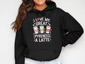 Womens Hoodie with Great Pyrenees Dog Design Love My Great Pyrenees Latte Hoodie Cute Dog Lover Gift Cozy Dog Print Sweatshirt Hoodie – Aesthetic Look · High-Quality Print