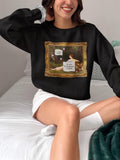 Funny Feminist Sweatshirt for Cat Mom or Cat Dad Who Loves Art History and Women39s Rights Equal Rights Famous Painting Crewneck for Artist Sweatshirt – Cozy Vibes · Must-Have Style