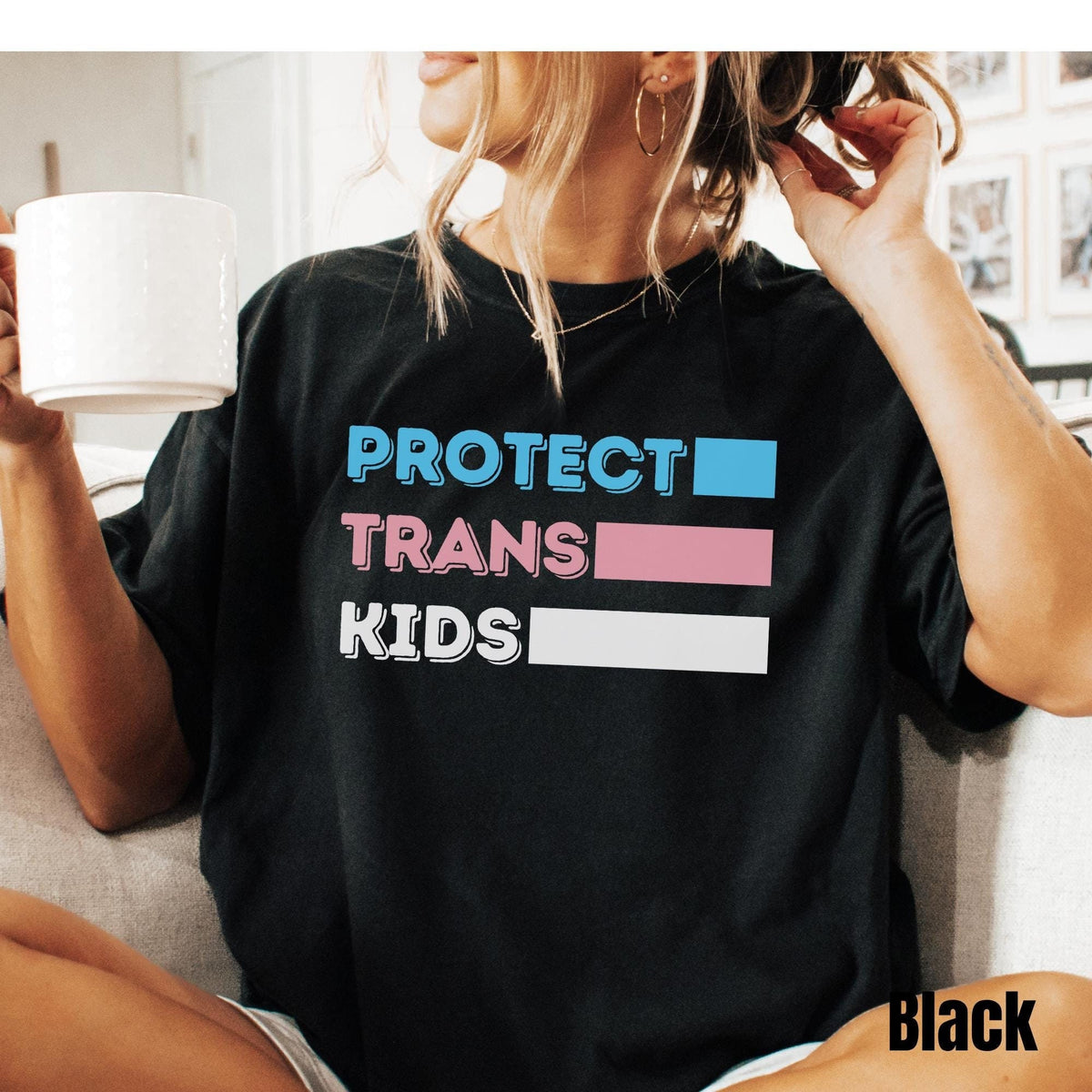 Protect Trans Kids Shirt Trans Rights Tee Protect Trans Youth Shirt LGBTQ Transgender Equal Rights Gift Equality Shirt Graphic Tee – Feel-Good Design · Must-Have Style