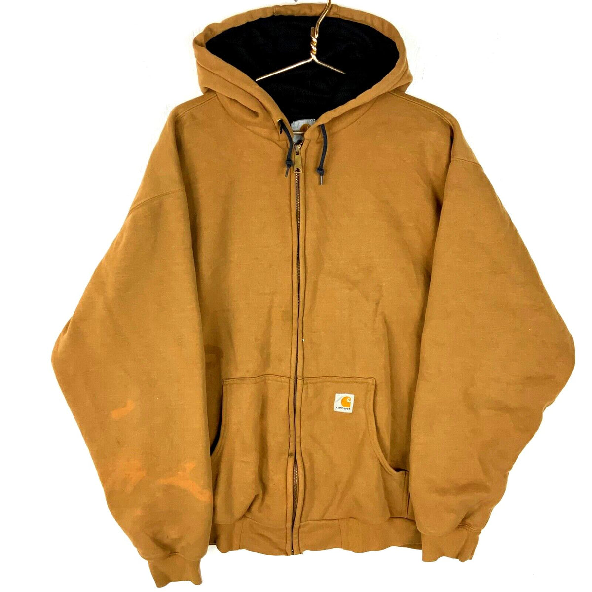 Carhartt Active Lined Sweatshirt Hoodie Jacket 3XL Brown Full Zip Workwear Hoodie – Easygoing Wear · Must-Have Style