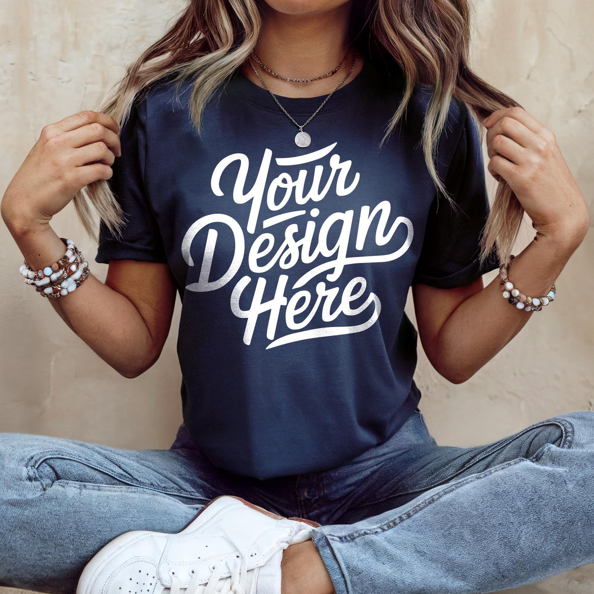 Navy Bella Canvas 3001 Shirt Mockup T Shirt Mockup 3001 Bella Canvas Blue Navy Model Mockup TShirt Mockup Bella Canvas Navy Shirt Mockup Graphic Tee – Aesthetic Look · Great Gift For Fans