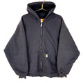 Vintage Carhartt Active Lined Sweatshirt Hoodie Jacket 2XL Black Zip Workwear Hoodie – Bold Style · Perfect For Daily Wear