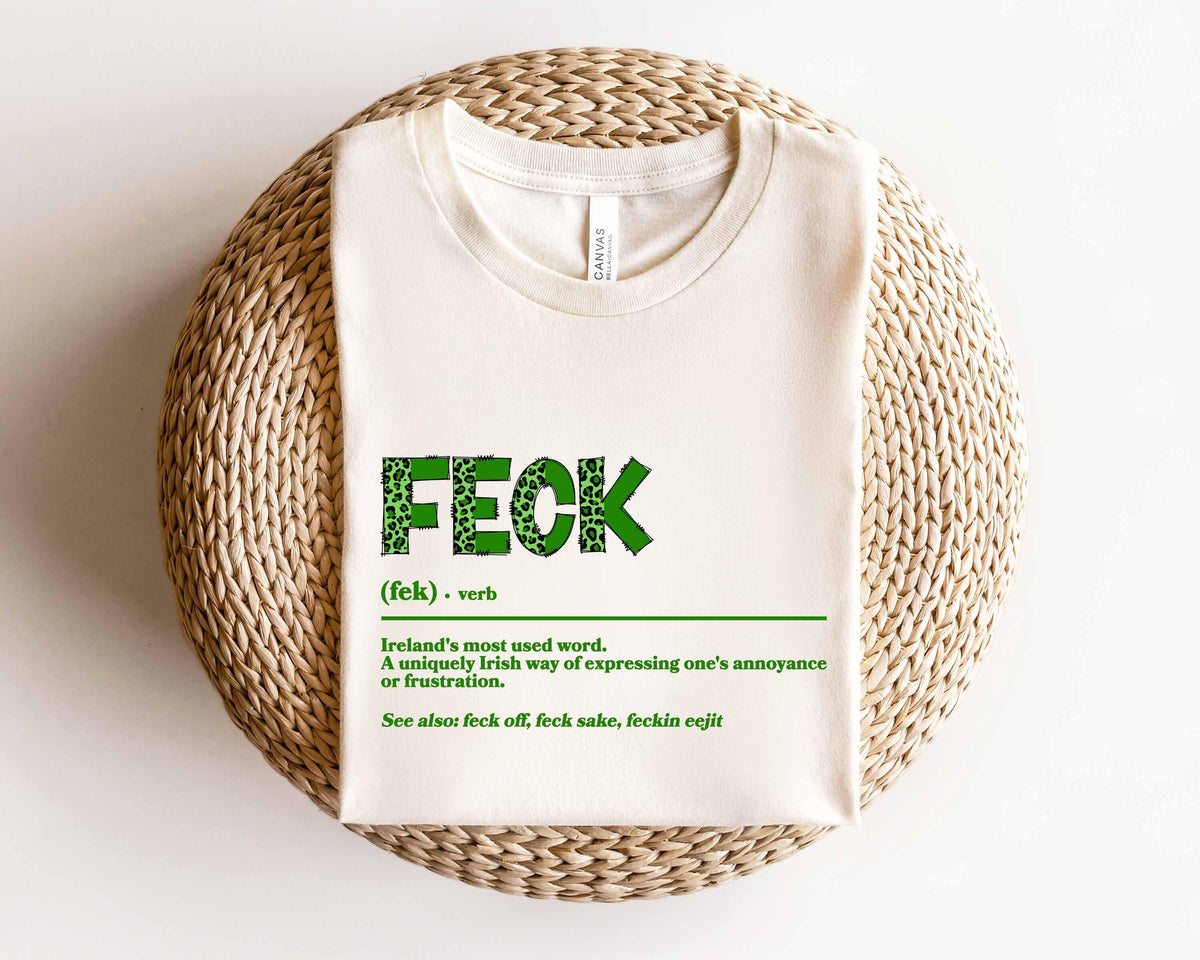 Feck Irish Sweater Shamrock Sweatshirt St Patrick39s Day Sweater Irish Sayings TShirt Shamrock Sweatshirt Leaf Clover Irish Shirt Sweatshirt – Bold Style · Top Pick For Any Outfit