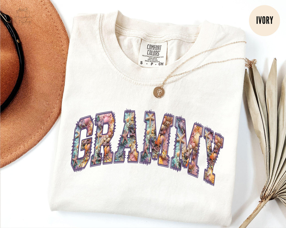 Grammy Shirt Custom Grandma Mothers Day Gift Grandmother Shirts Nana Tee Coastal Grandma Tshirt Mommy Shirt Mimi Shirt Graphic Tee – Soft Feel · Must-Have Style