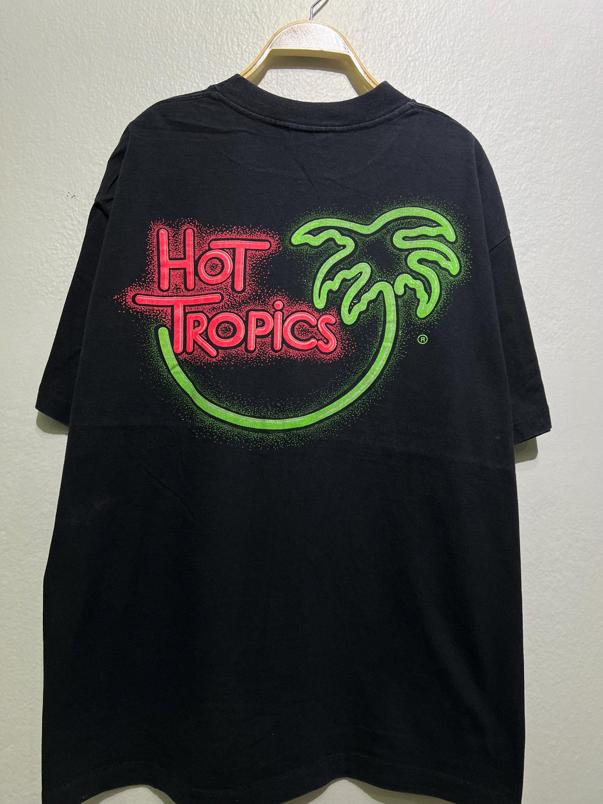 Vintage 90s Hot Tropics T Shirt Size L Neon Palm Tree Belize Tropical Bar Sign 1990s Beach Party Vacation Souvenir Tee Graphic Tee – Cozy Vibes · Must-Have Style