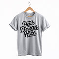 Athletic Heather Grey Bella Canvas 3001 Hanging T Shirt Mockup Bella Canvas Athletic Heather Shirt Mockup on White Athletic Heather Gray Graphic Tee – Bold Style · Perfect For Daily Wear