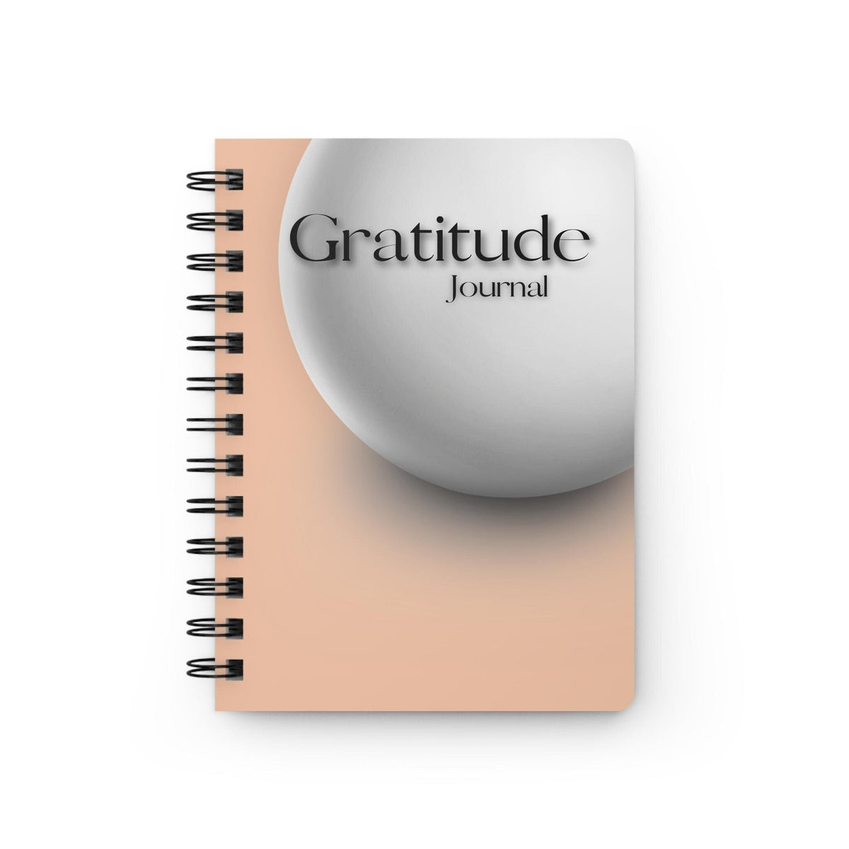 Spiral Bound Daily Journaling Notebook Gratitude Journal Graphic Tee – Everyday Comfort · Great Gift For Fans