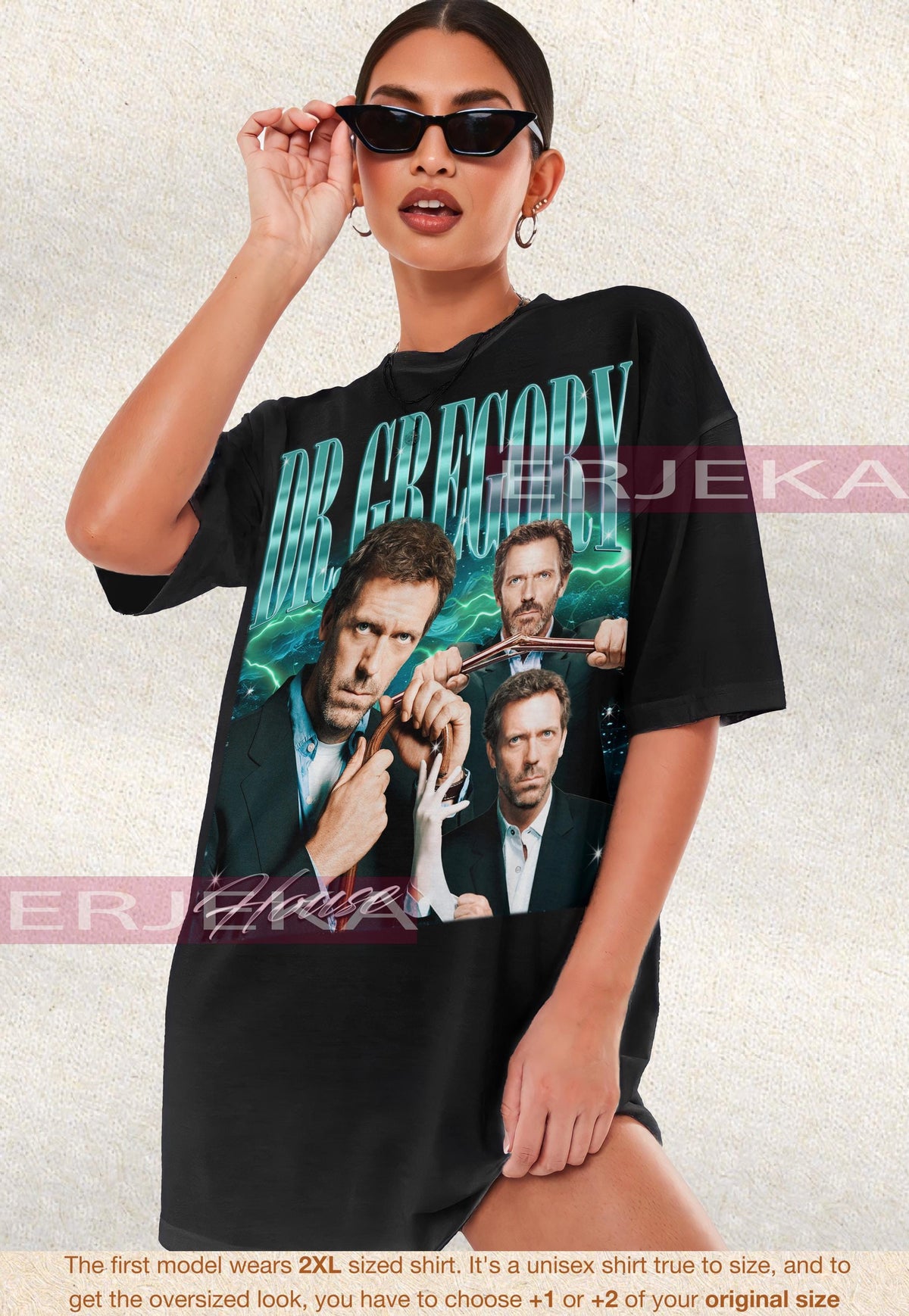 Dr Gregory House Vintage Bootleg Tee Hugh Laurie Vintage Graphic Tshirt Graphic Tee – Easygoing Wear · Top Pick For Any Outfit