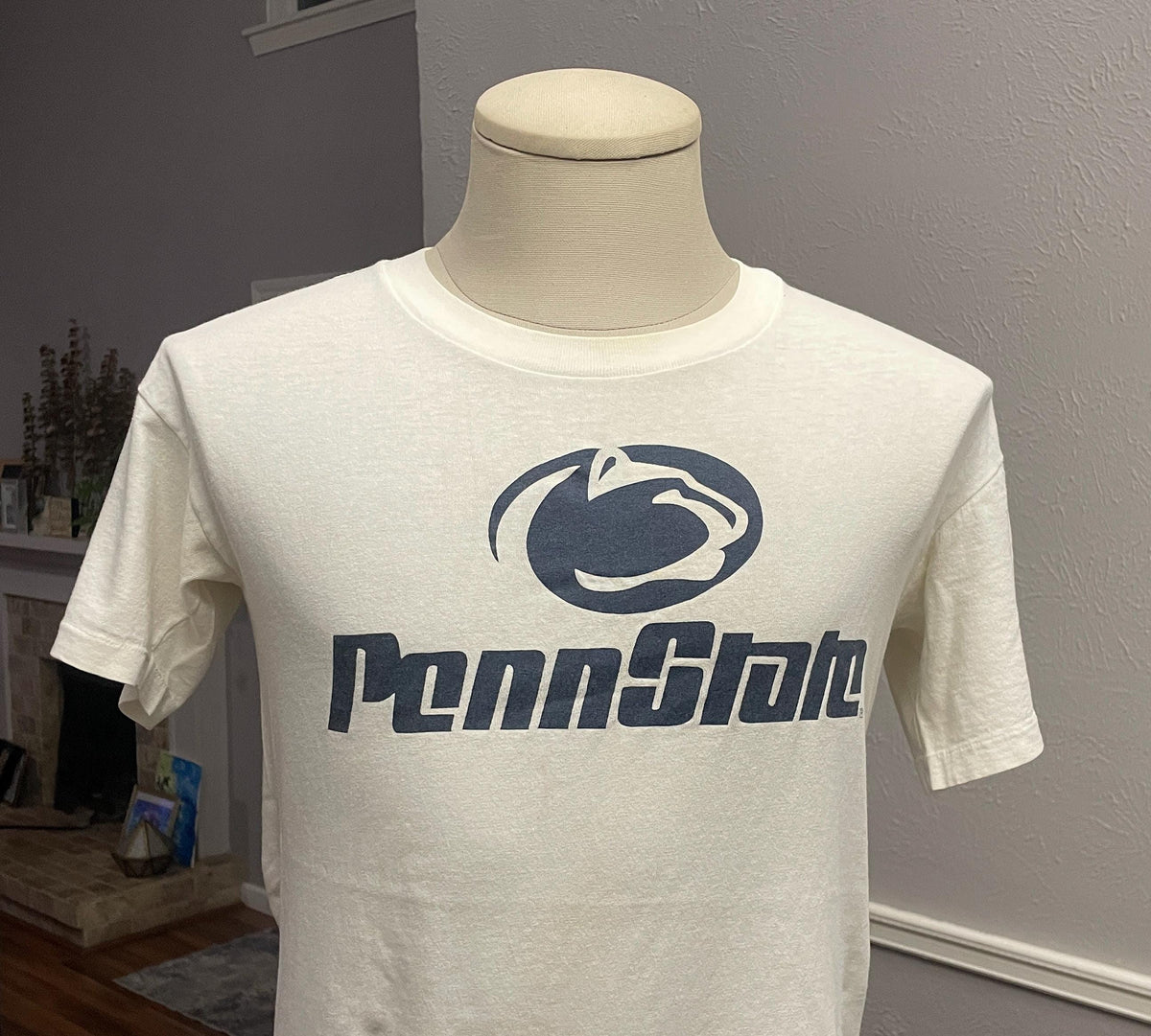 Vintage 90s Penn State Nittany Lions white Tshirt Size M Graphic Tee – Soft Feel · Must-Have Style