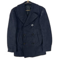 Vintage 1940s50s US Navy Wool Peacoat Size 34 Blue Button Up Lined Graphic Tee – Aesthetic Look · Trending Graphic Apparel