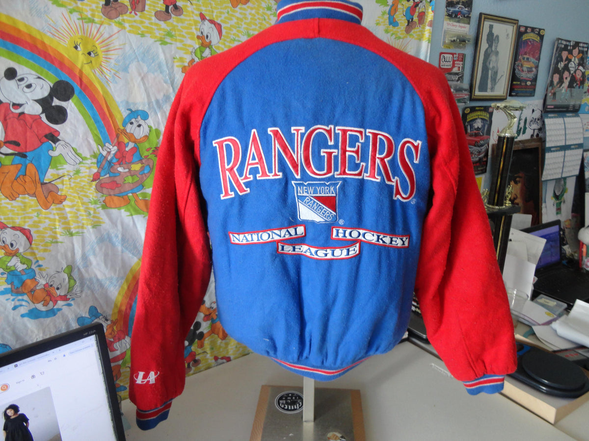 Vintage 9039s New York Rangers NHL Hockey Varsity Letterman Jacket S Graphic Tee – Feel-Good Design · Must-Have Style