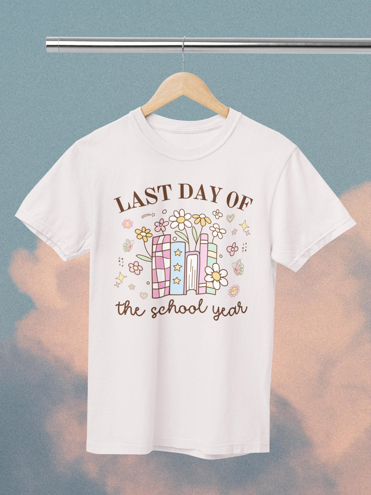 Last Day of School Teacher or School Principal Tee Shirt Cute Bookish Class Dismissed TShirt Out for Summer Elementary or Preschool Tee Graphic Tee – Bold Style · High-Quality Print