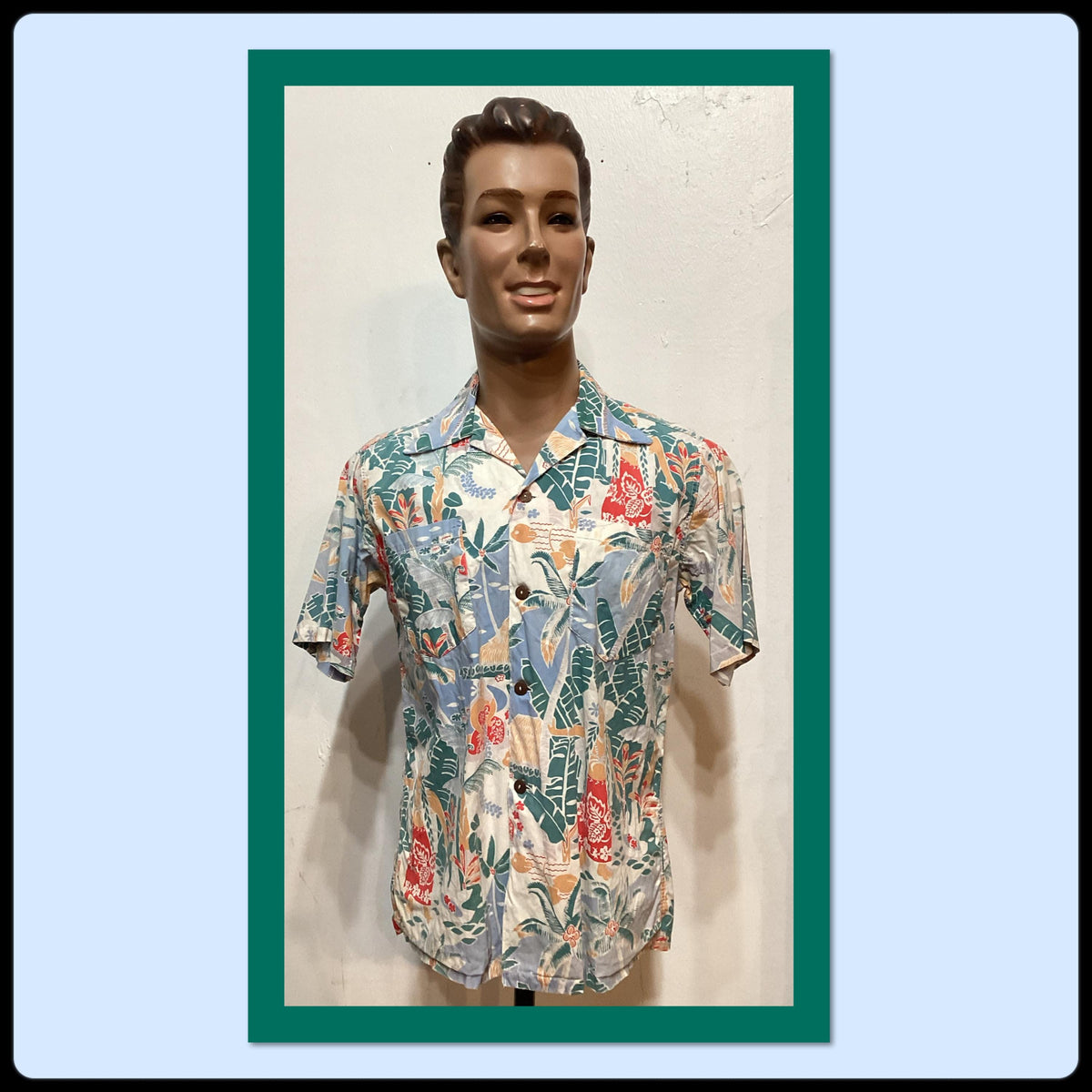 HS254 Vintage 194039s cotton Hawaiian shirt Graphic Tee – Cozy Vibes · Perfect For Daily Wear