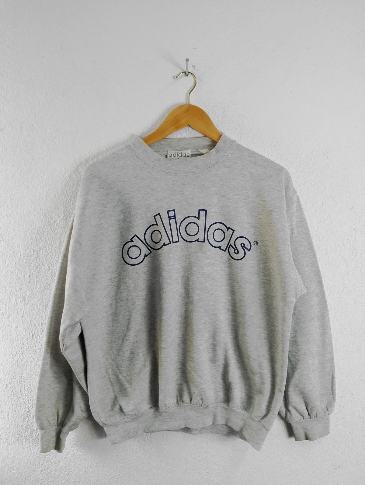 vintage adidas crewneck sweatshirt Medium Sweatshirt – Aesthetic Look · High-Quality Print