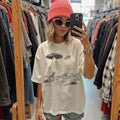 Cat Ufo Western Shirt Retro TShirt Vintage Cat TShirt Oversized Tee Trendy Tshirt Graphic Tee – Warm & Stylish · High-Quality Print