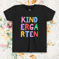 Kindergarten Student Tee Shirt for Back to School Elementary Education Student Gift Colorful 90s Aesthetic Preschool Graduation Gift Graphic Tee – Everyday Comfort · Perfect For Daily Wear