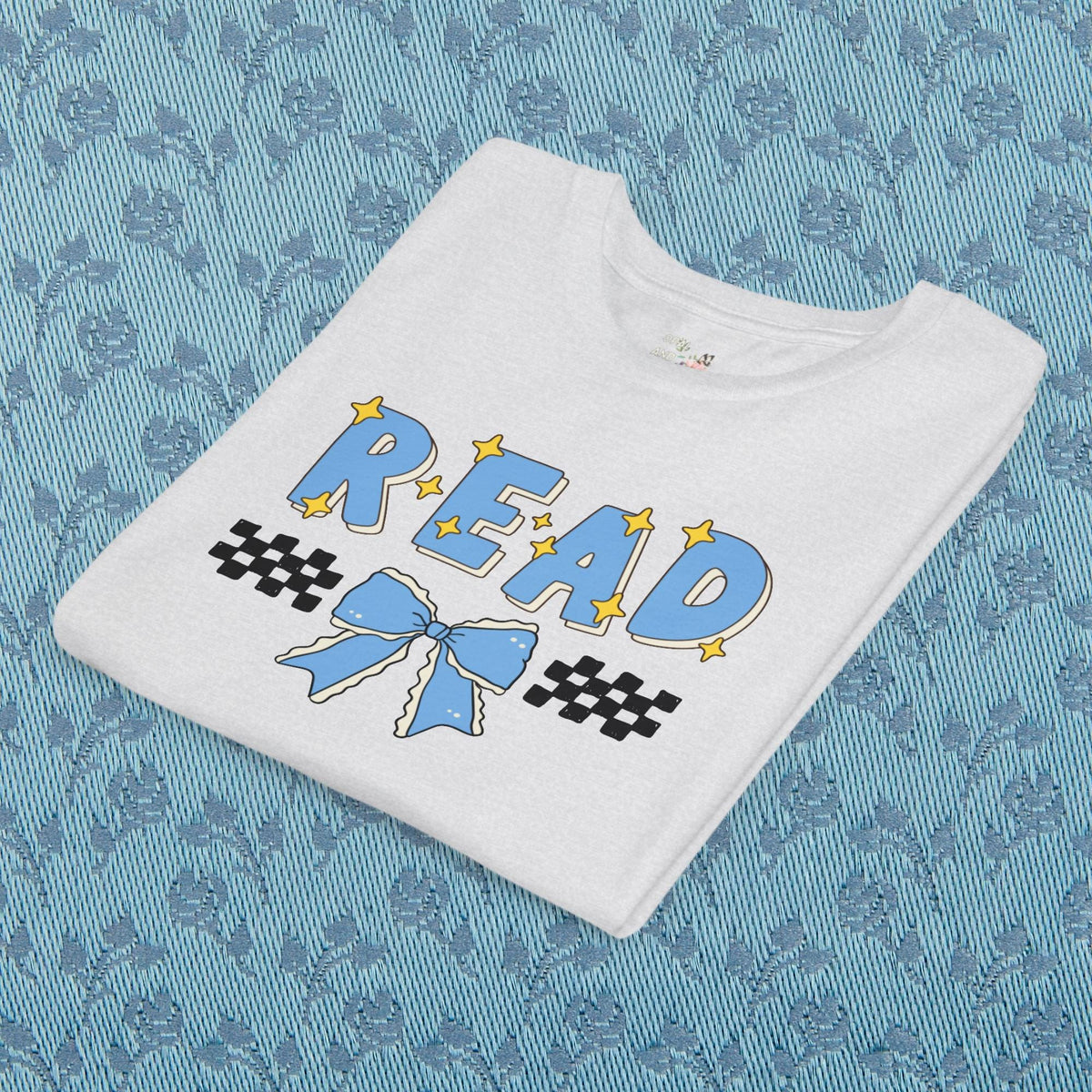 Book Lover Tee Shirt with Bow for First Grader Who Loves to Read Gift for Bookworm Kindergarten Student Shirt with Bow Reading Month Gift Graphic Tee – Bold Style · Must-Have Style