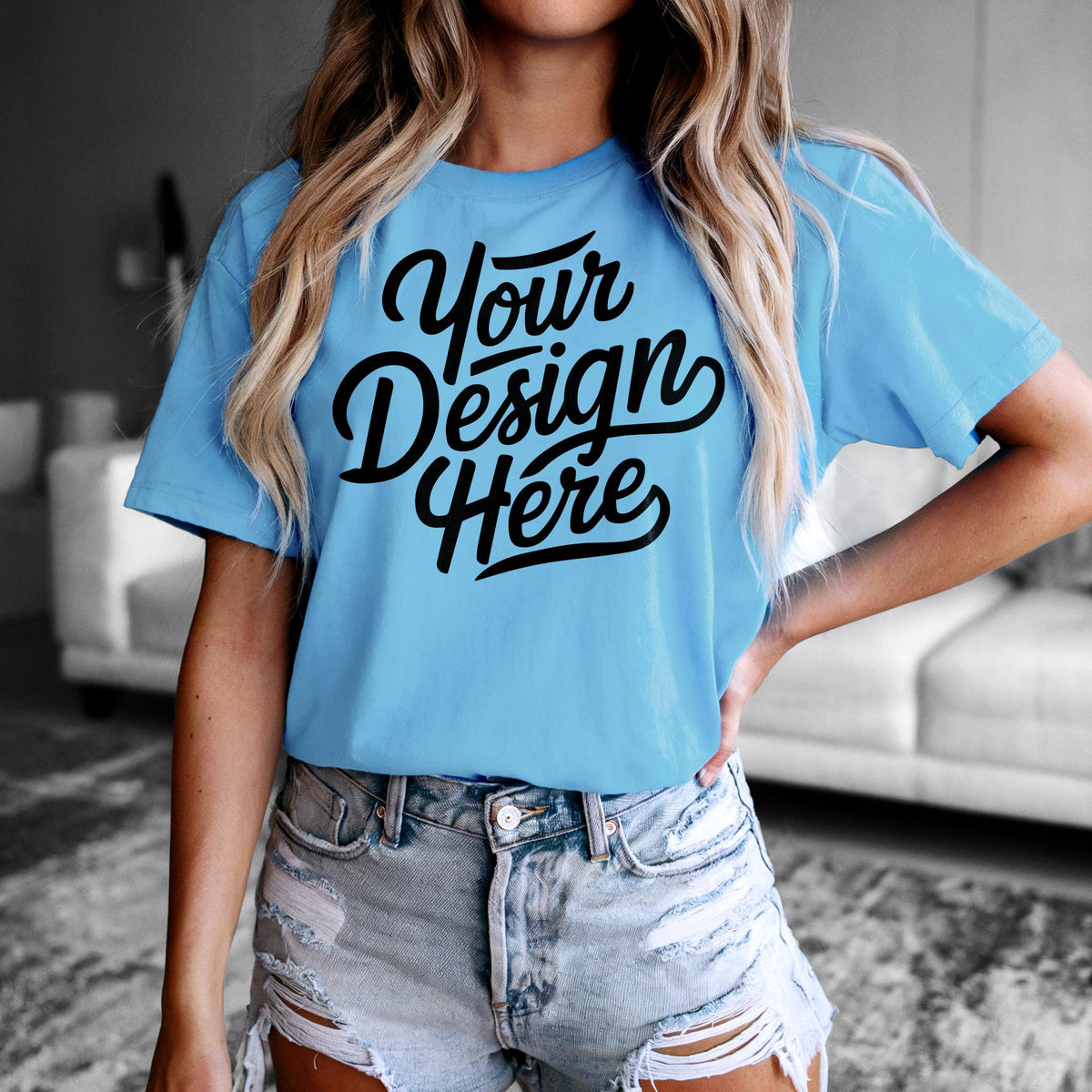 Ocean Blue Bella Canvas 3001 TShirt Mockup Bella Canvas Ocean Blue Shirt Mockup Ocean Blue Shirt Mockup Blue Shirt Mockup Ocean Blue Tee Graphic Tee – Aesthetic Look · Top Pick For Any Outfit
