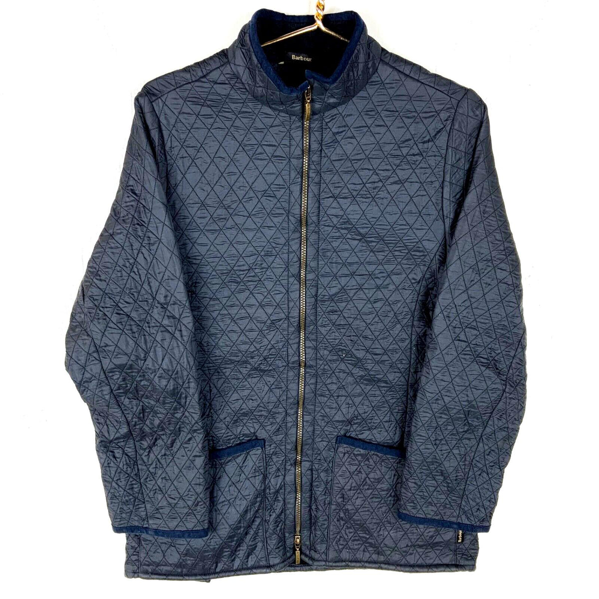 Barbour Women39s Polar Quilt Jacket Size 14 Blue Full Zip Fleece Lined Graphic Tee – Warm & Stylish · Trending Graphic Apparel