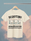 Kindergarten Teacher Tee Shirt for Teacher Who Loves Silly Geese Funny Saying Kindergarten Crew TShirt with Hearts Elementary Education Graphic Tee – Soft Feel · Must-Have Style