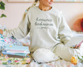 Romance Bookworm Sweatshirt for Book Lover or Romance Book Author Cute Romance Reader Gift Idea Boho Bookish Birthday Gift for Girlfriend Sweatshirt – Warm & Stylish · High-Quality Print