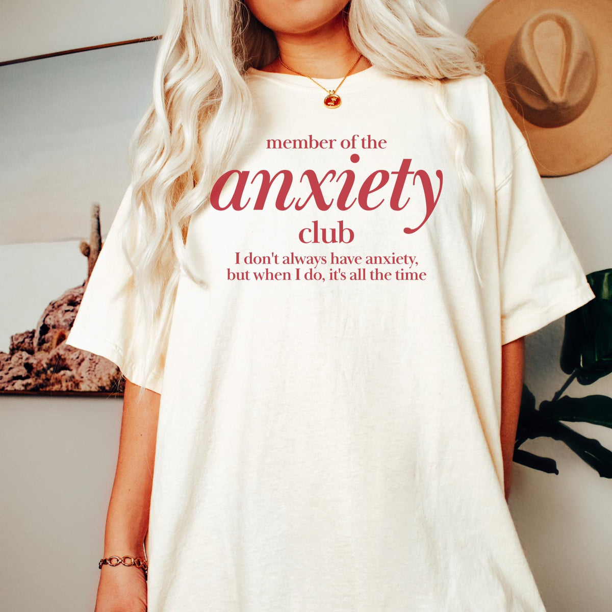 Member of the Anxiety Club Funny Mom Shirt Mothers Day Gift Anxious Shirt Mental Health Shirt Graphic Tee – Cozy Vibes · Top Pick For Any Outfit
