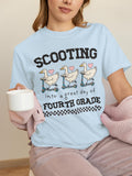 Fourth Grade Teacher TShirt for Teacher Who Loves Silly Geese Funny Saying Animal Lover Fourth Grade Crew Tee with Hearts Teaching Major Graphic Tee – Soft Feel · Great Gift For Fans
