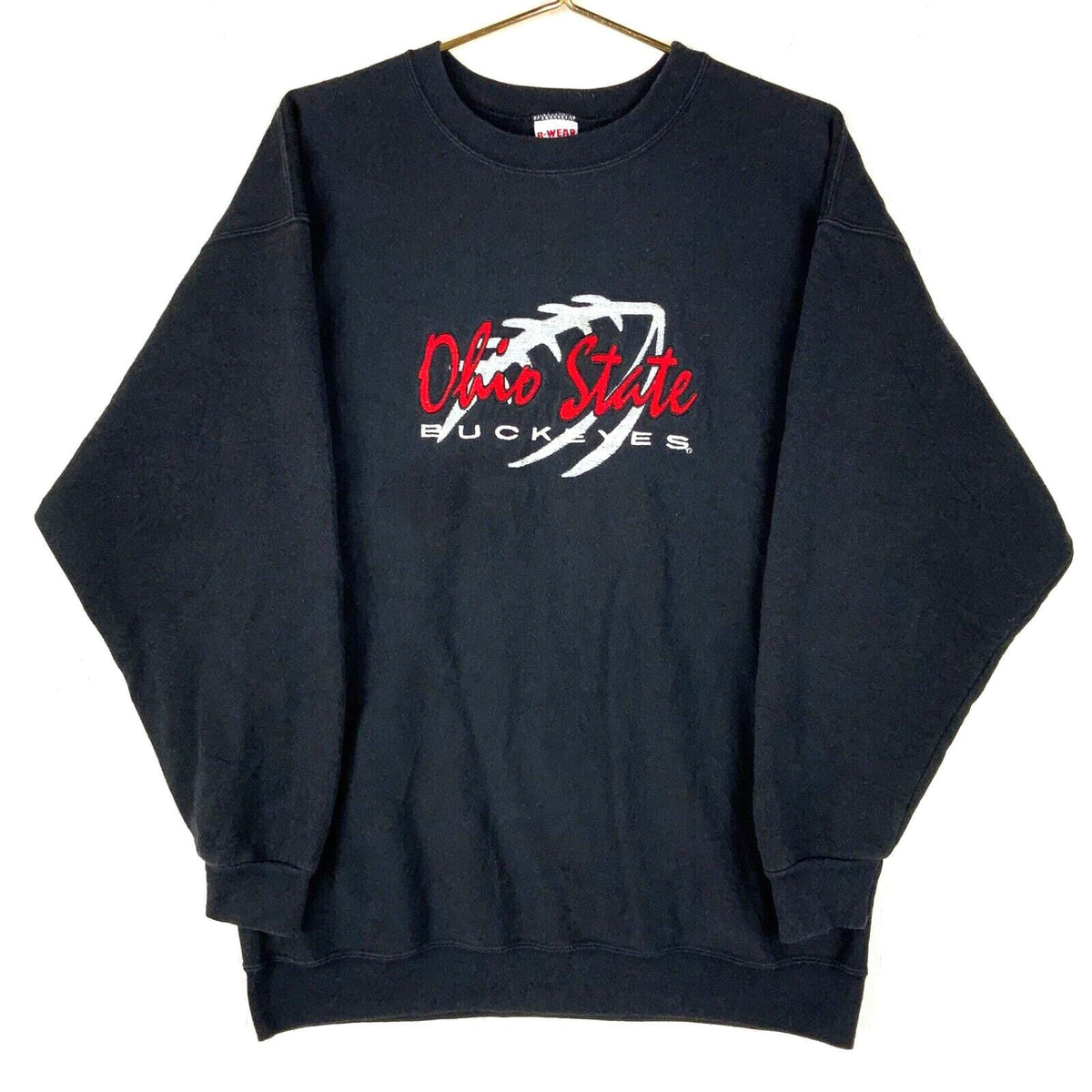 Vintage Ohio State Buckeyes Sweatshirt XL Black Made In Usa Ncaa Football 90s Sweatshirt – Cozy Vibes · Must-Have Style