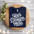 Navy Bella Canvas 3001 Flatlay Mockup T shirt Mockup 3001 Bella Canvas Folded Shirt Mockup POD T Shirt Mockup Navy Blue Shirt Mockup Graphic Tee – Fan Favorite · Must-Have Style
