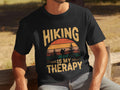 Hiking Is My Therapy TShirt Mens Funny Therapy TShirt Outdoor Hiking Graphic Tee Nature Lover Gift Shirt Hiking Adventure Tee Graphic Tee – Warm & Stylish · Top Pick For Any Outfit