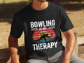 Funny Bowling Therapy T Shirt Bowling Is My Therapy Mens Humorous T Shirt Unique Gift for Bowlers Retro Style Tee Bowling Lover Gift Graphic Tee – Warm & Stylish · Must-Have Style