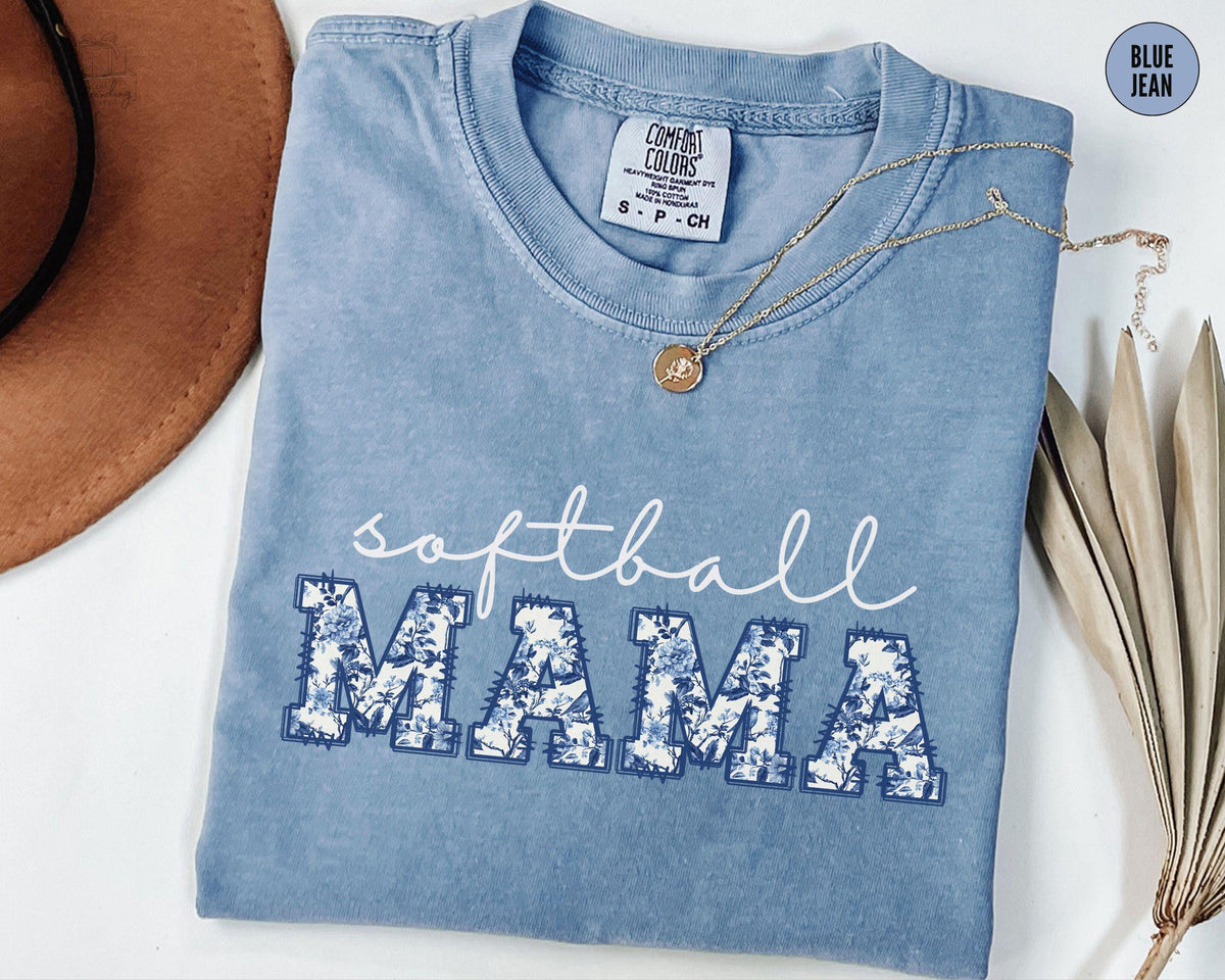 Toile Softball Mom Shirt Softball Mama TShirt Mother39s Day Gift Floral Softball Game Day Sports Mom Game Day Outfit Graphic Tee – Bold Style · Top Pick For Any Outfit