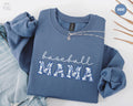 Toile Baseball Mom Sweatshirt Floral Baseball Mama Crewneck Game Day Tee Mom Life Outfit Sports Mom Gifts Team Mom Sweater Sweatshirt – Bold Style · Great Gift For Fans