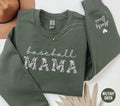 Custom Baseball Mom Sweatshirt Floral Baseball Mama Crewneck Personalized Game Day Tee Toile Mom Life Sports Mom Gifts Team Mom Sweater Sweatshirt – Fan Favorite · Must-Have Style