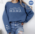 Custom Toile Softball Mom Sweatshirt Personalized Softball Mama Crewneck Mother39s Day Gift Floral Game Day Outfit Sports Mom Shirt Sweatshirt – Aesthetic Look · Perfect For Daily Wear