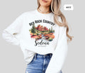 Sedona Arizona Sweatshirt Red Rock Vibes Pullover Southwest Desert Jumper Cozy Vacation Apparel Mountain Hike Clothing Memento Gift for Sweatshirt – Soft Feel · Perfect For Daily Wear
