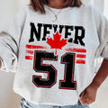 Never 51st State Canada Shirt Canada 51st State 2025 Canada Forever 51st State Never Shirt Canadian Pride Top Gift for Canadians Graphic Tee – Everyday Comfort · Top Pick For Any Outfit