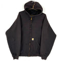 Carhartt Sweatshirt Hoodie 2XL Black Full Zip Active Lined Distressed Work Wear Hoodie – Premium Graphic · Perfect For Daily Wear