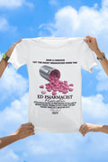 Emergency Pharmacist T Shirt Inspirational Prescription Design Health Care Heroes Students Free USA Shipping Graphic Tee – Feel-Good Design · Top Pick For Any Outfit