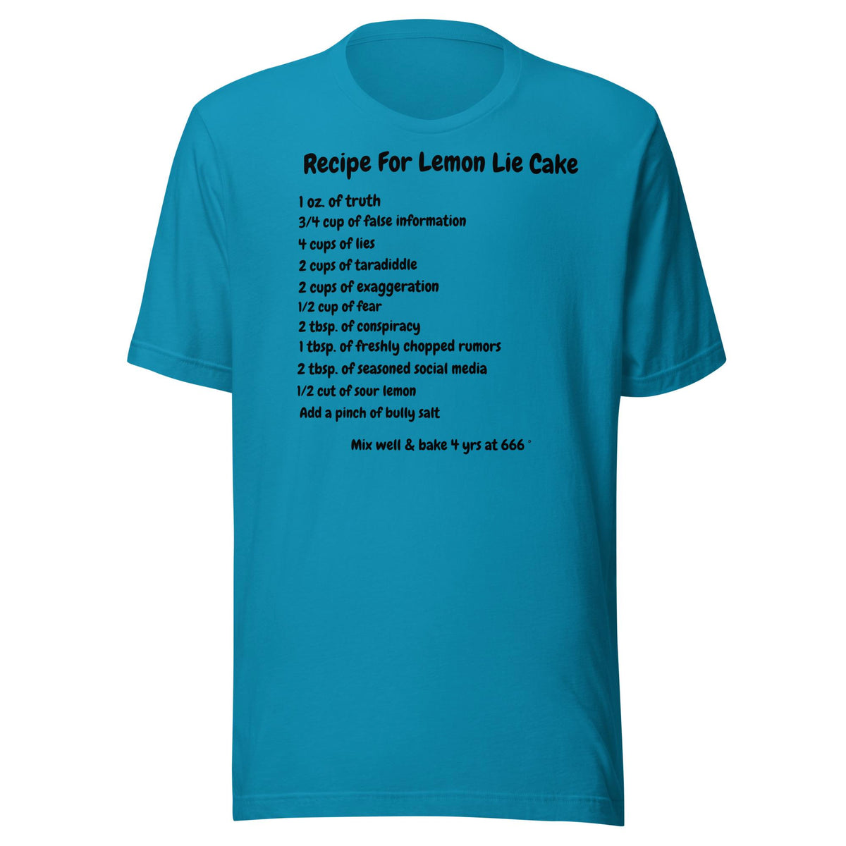 Lemon Lie Cake t shirt political TShirt Statement T Shirt Graphic Tee – Warm & Stylish · Great Gift For Fans