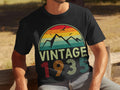 Vintage 1935 90th Birthday TShirt Sweatshirt Hoodie 90 Years Old Born In 1935 Retro Birthday Gift 90 Year Old Gift Hoodie – Easygoing Wear · High-Quality Print