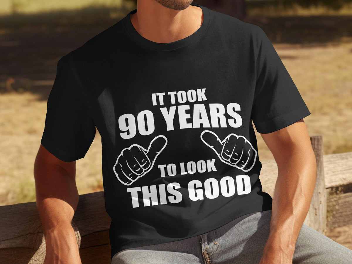 90th birthday shirt 90 years old gift Born in 1935 90th birthday hoodie 90th birthday sweatshirt 90 years old Tshirt Hoodie – Soft Feel · Perfect For Daily Wear