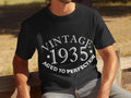 90th Birthday T Shirt Gildan 5000 Sweatshirt Gildan 18000 Hoodie Gildan 18500 Vintage 1935 90 Years Old Gift Born In 1935 Hoodie – Premium Graphic · High-Quality Print