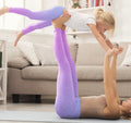 Mommy and Me Blue Purple Ombre Galaxy Leggings Mommy Daughter Matching Fitness Tights Mommy and Me Sets Mother Daughter Outfits Graphic Tee – Everyday Comfort · Perfect For Daily Wear