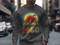 Vintage 1960 65th Birthday Shirt 65 Years Old Born In 1960 Tee Gildan 5000 T Shirt Gildan 18000 Sweatshirt Gildan 18500 Hoodie Hoodie – Warm & Stylish · Trending Graphic Apparel