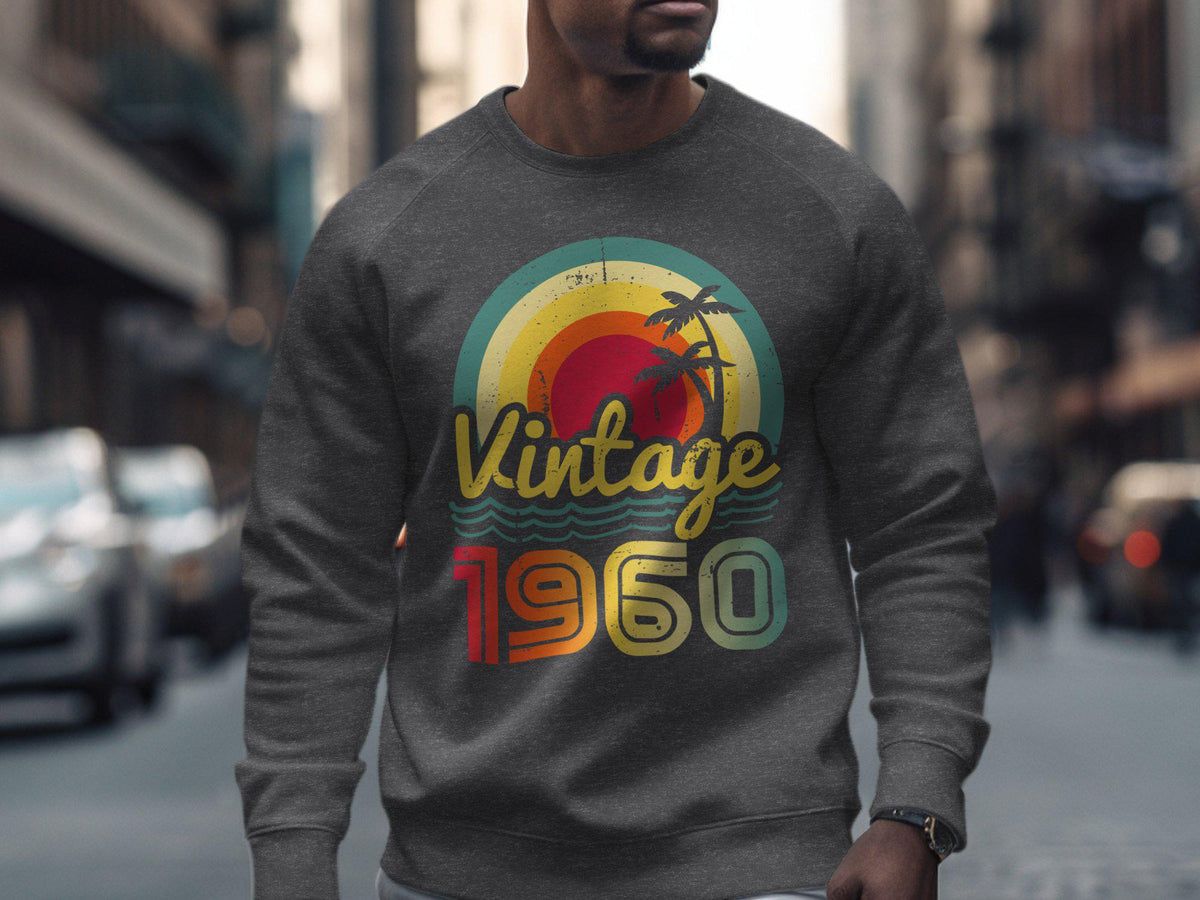 Vintage 1960 65th Birthday Shirt 65 Years Old Born In 1960 Tee Gildan 5000 T Shirt Gildan 18000 Sweatshirt Gildan 18500 Hoodie Hoodie – Warm & Stylish · Trending Graphic Apparel