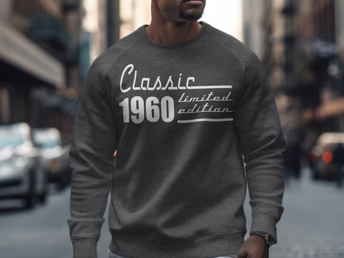 Classic 1960 Limited Edition T Shirt Sweatshirt Hoodie 65th Birthday 65 Years Old Born In 1960 Vintage 65th Birthday Gift Hoodie – Bold Style · Top Pick For Any Outfit