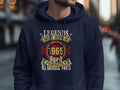 Legends Were Born in 1965 60th Birthday T Shirt Gildan 5000 Sweatshirt Gildan 18000 Hoodie Gildan 18500 60 Years Old Vintage 1965 Hoodie – Soft Feel · Trending Graphic Apparel