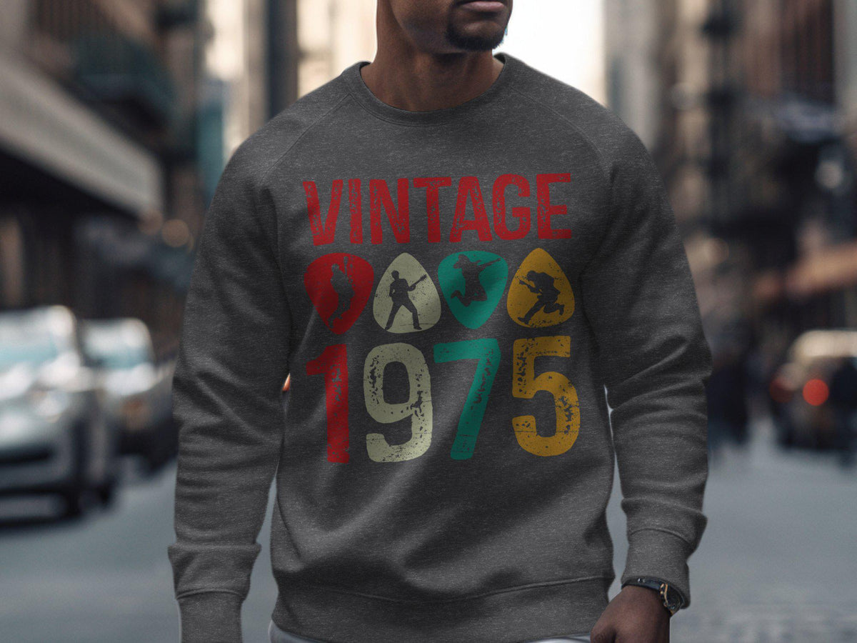 Vintage 1975 T Shirt 50th Birthday Retro Graphic Tee Gildan 5000 Gildan 18000 Sweatshirt Gildan 18500 Hoodie Born in 1975 Hoodie – Feel-Good Design · Great Gift For Fans