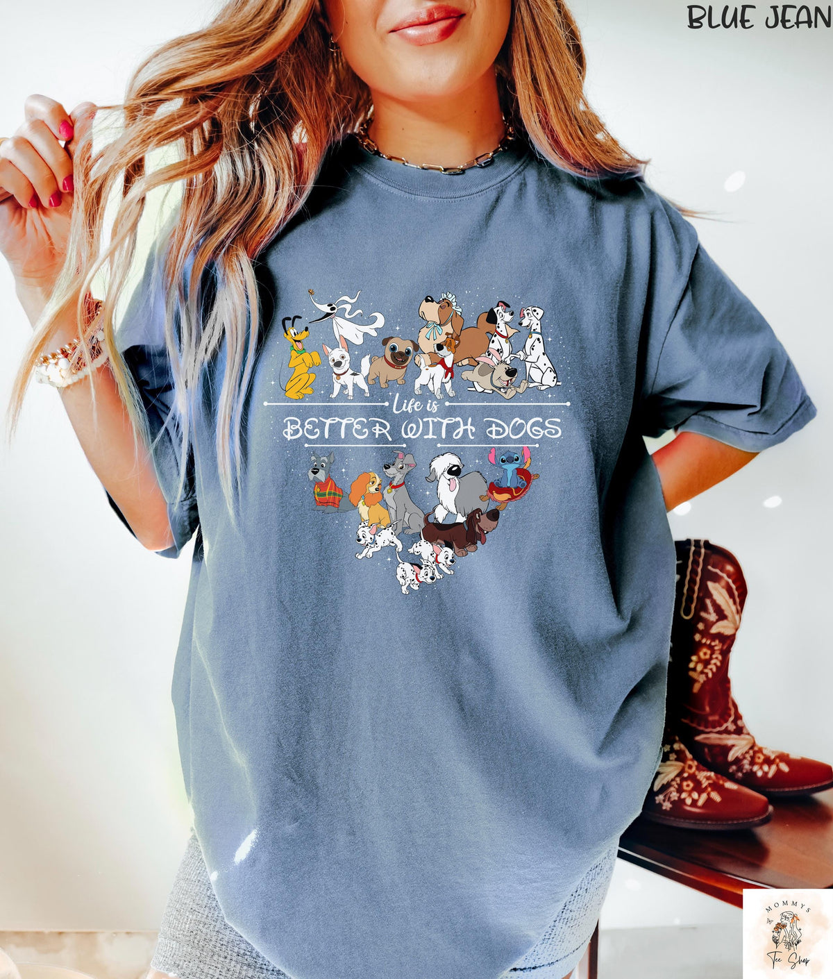 Life Is Better With Dogs Tshirt Disney Dogs Shirt Dog Mom Gift Disney Trip Shirts Disneyworld Shirt Graphic Tee – Premium Graphic · Great Gift For Fans